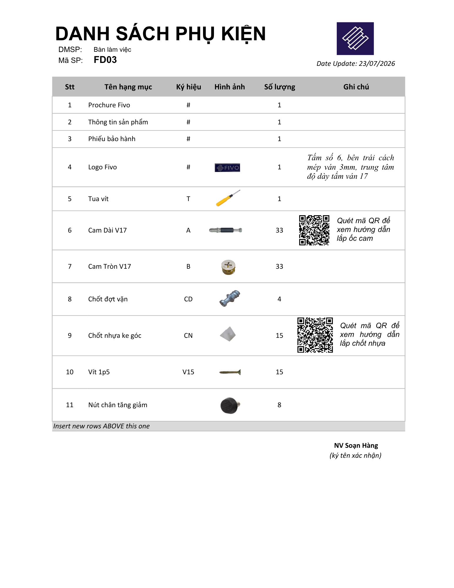 Hướng dẫn lắp ráp Bàn Làm Việc Kết Hợp Kệ Sách FD03 FIVO