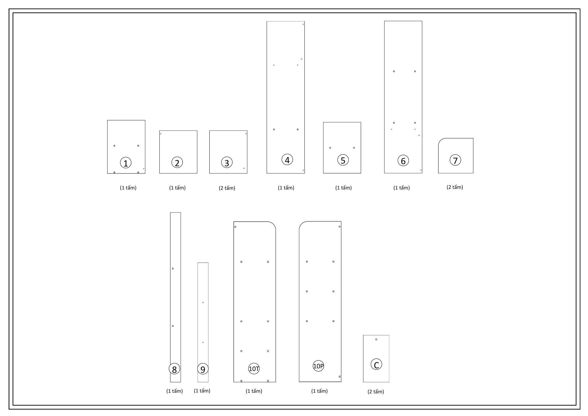 Hướng dẫn lắp ráp Kệ Sách Để Bàn FB21, Ngang 83cm, 4 Cửa FIVO
