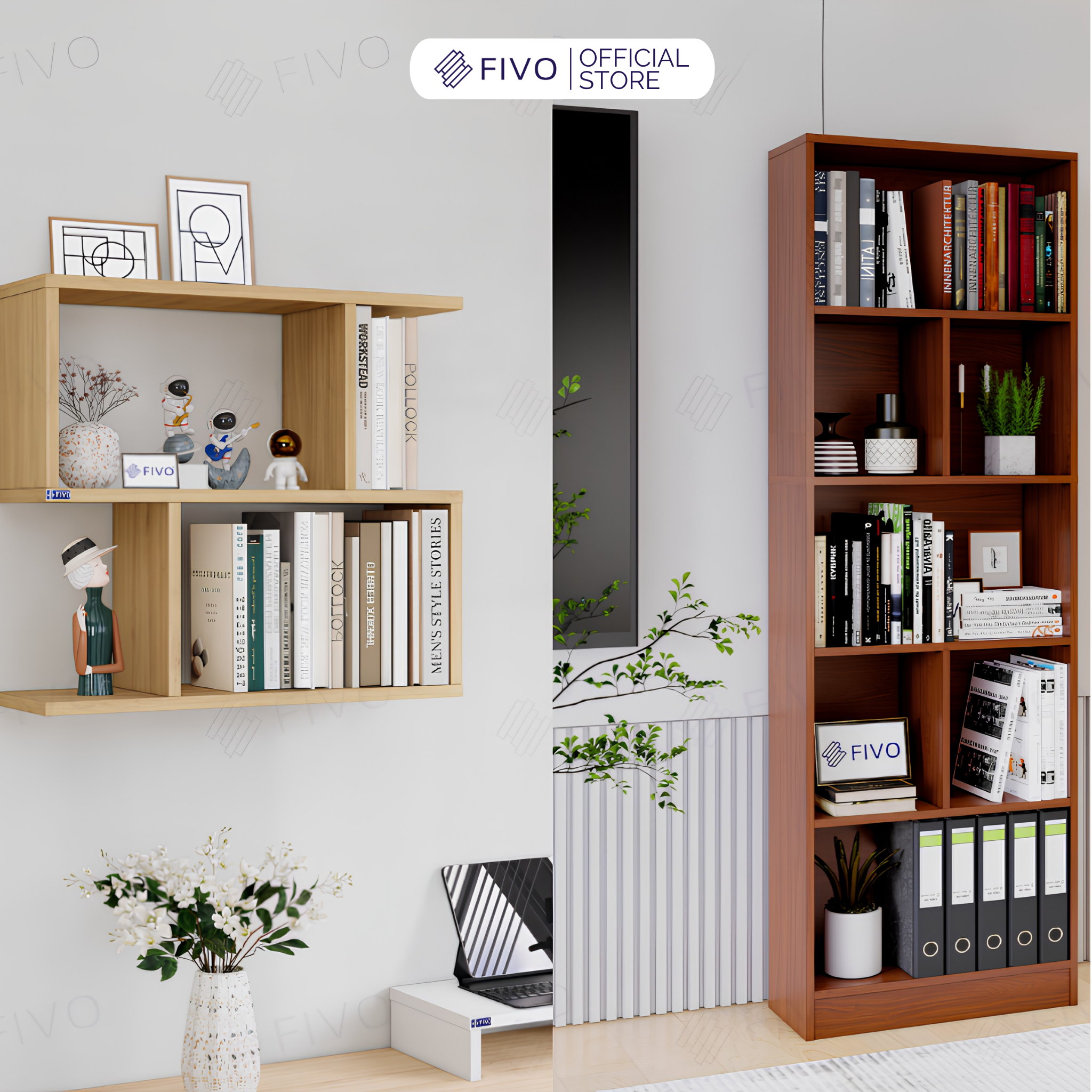 So Sánh Kệ Treo Tường Và Kệ Để Sàn