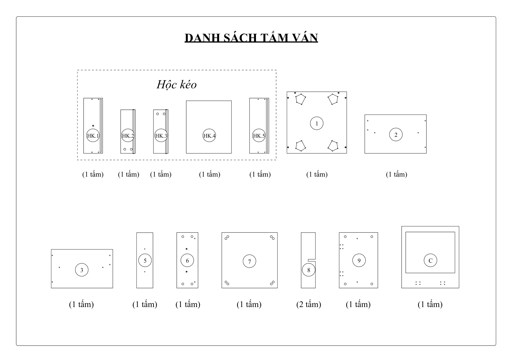 Hướng Dẫn Lắp Ráp Bàn Trang Điểm FV02 FIVO Ngang 30cm