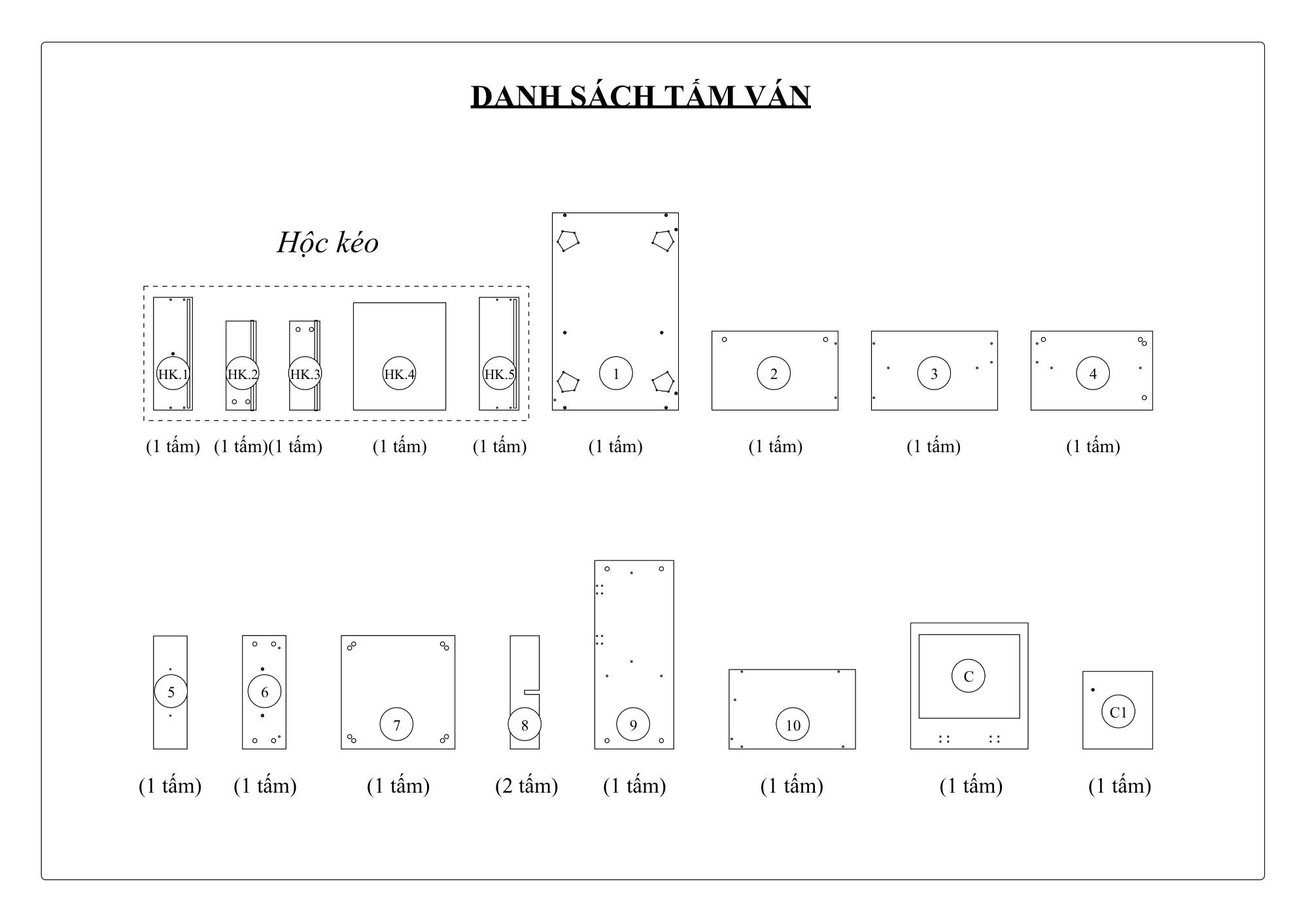 Hướng Dẫn Lắp Ráp Bàn Trang Điểm FV02 FIVO Ngang 60cm