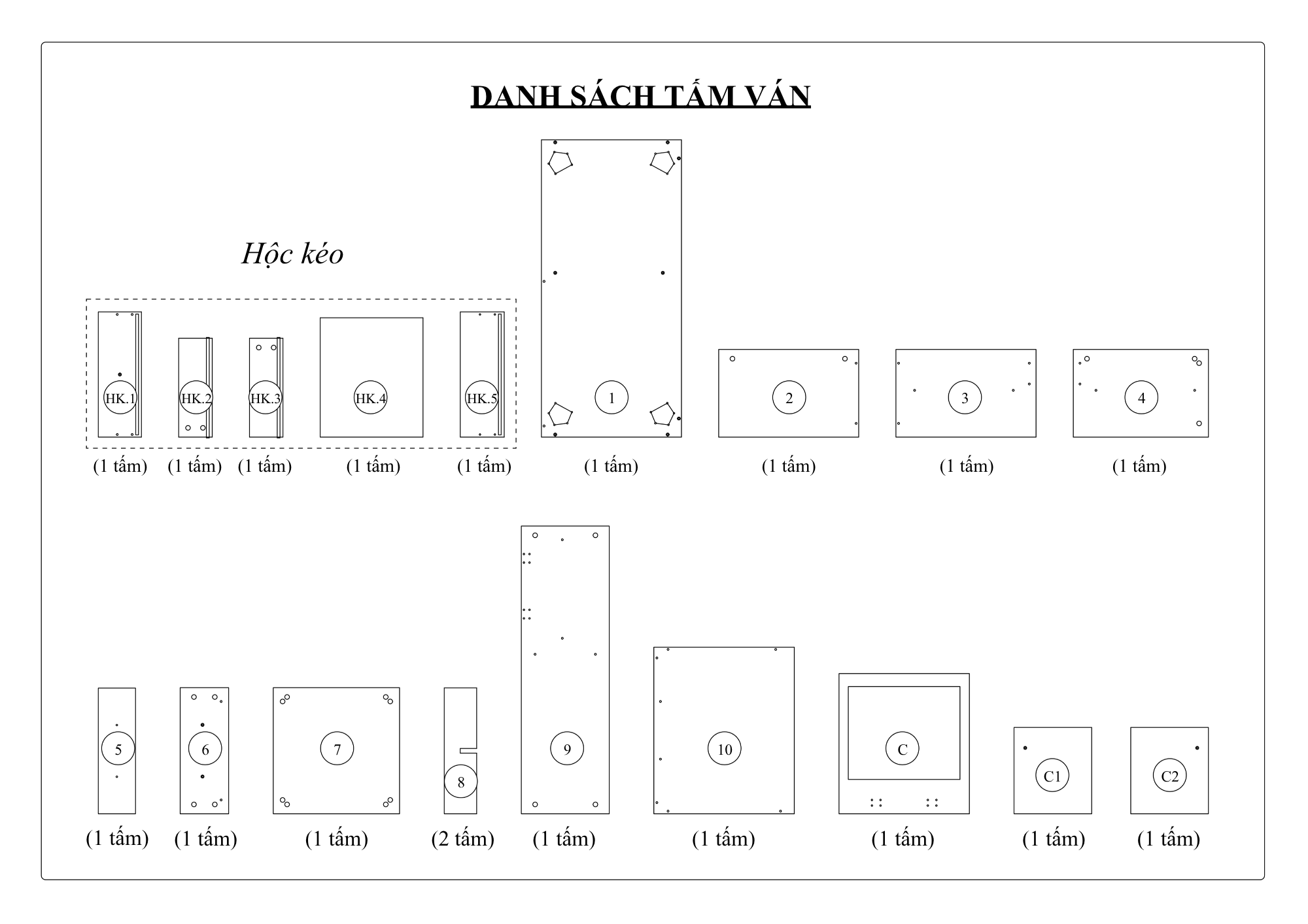 Hướng Dẫn Lắp Ráp Bàn Trang Điểm FV02 FIVO Ngang 80cm
