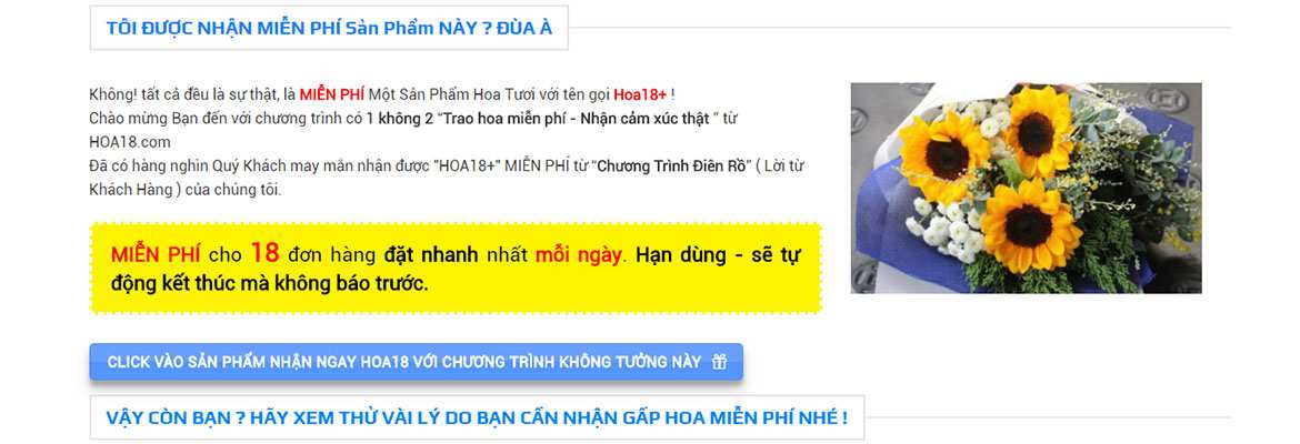 Gã điên bán hoa - Hoa18.com