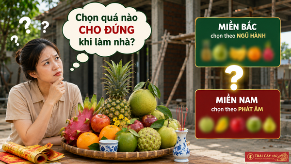 Mâm ngũ quả miền bắc và miền nam có gì?