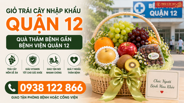 Giỏ trái cây quận 12, món quà ý nghĩa đi thăm bệnh