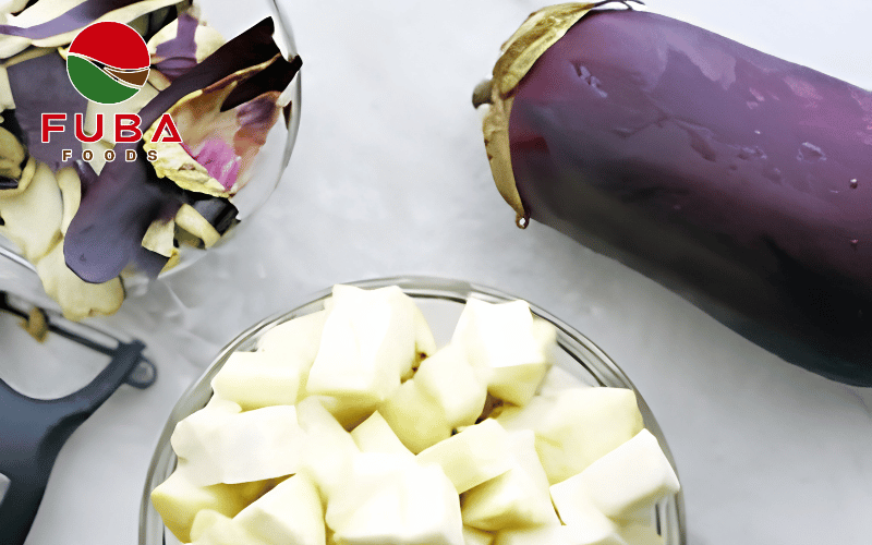 Frozen Whole Eggplant (Kanoko) for Food Manufacturers