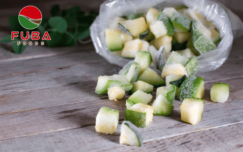 Frozen Zucchini Supplier from Vietnam for Food Manufacturers