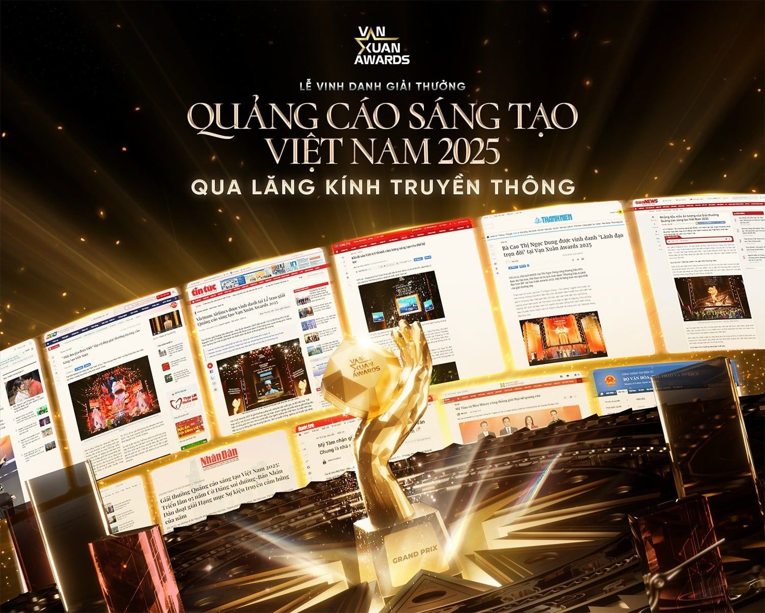 Dấu ấn Vạn Xuân Awards 2025: Lập kỷ lục chưa từng có, line-up đỉnh cao, đại lộ LED ánh sáng mãn nhãn