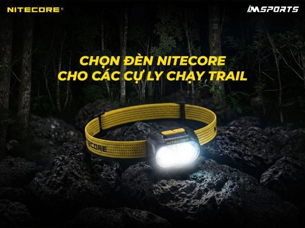 Gợi ý chọn đèn Nitecore cho các cự ly chạy trail