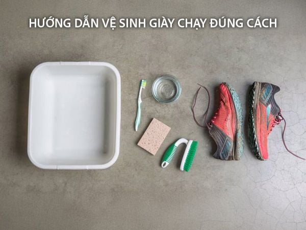 Hướng dẫn vệ sinh giày chạy đúng cách
