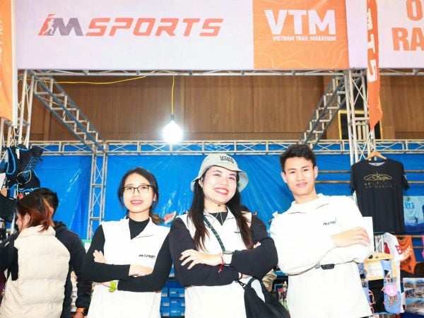 Gian hàng IMSports tại expo Vietnam Trail Marathon 2026