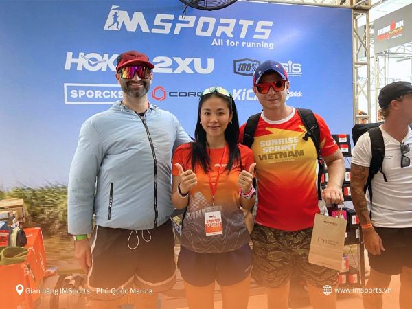 Gian hàng IMSports tại expo IRONMAN 70.3 Phú Quốc
