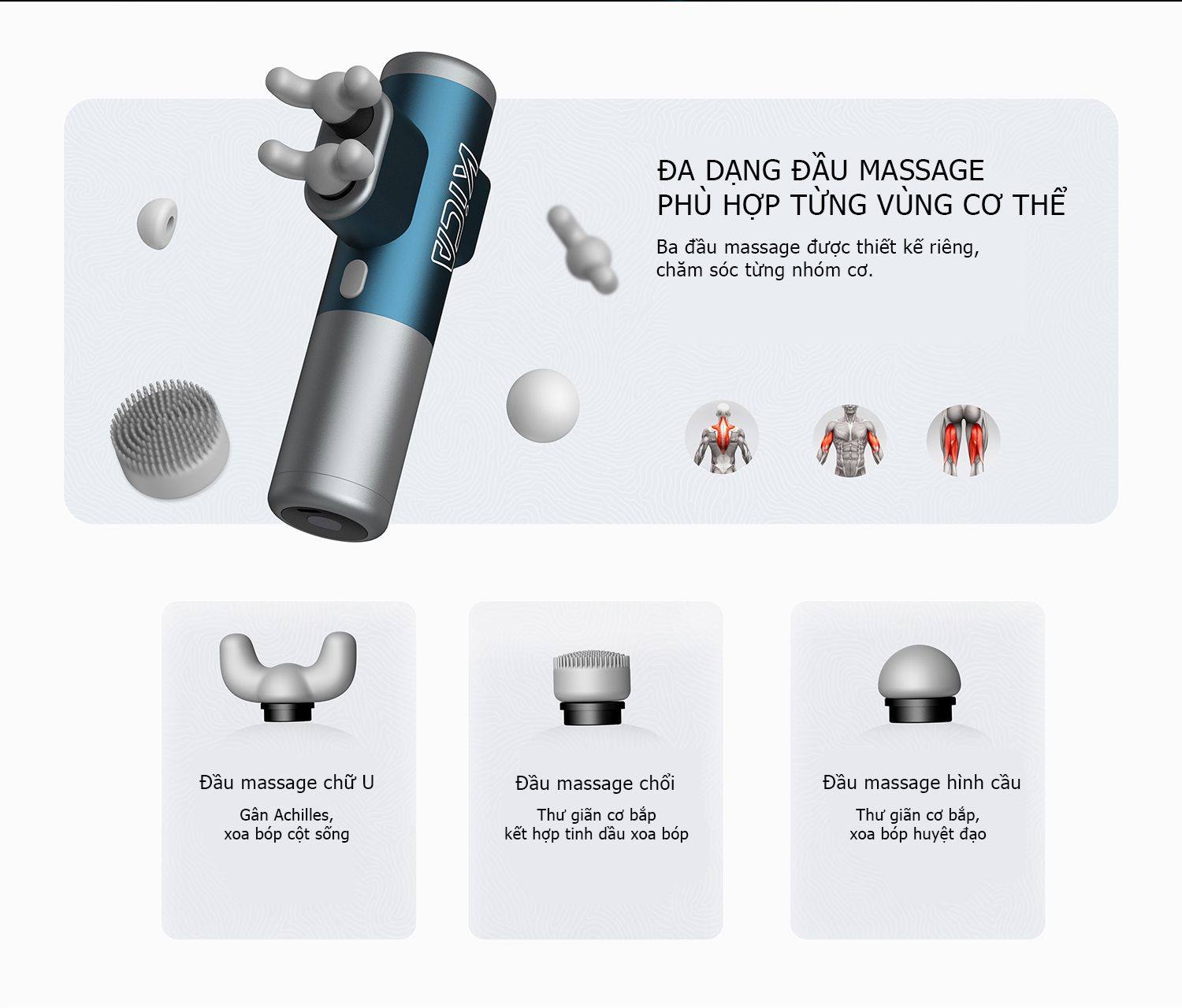 Máy massage cầm tay Kica Pro