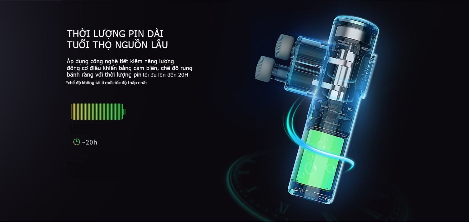 Thời lượng pin Kica Pro