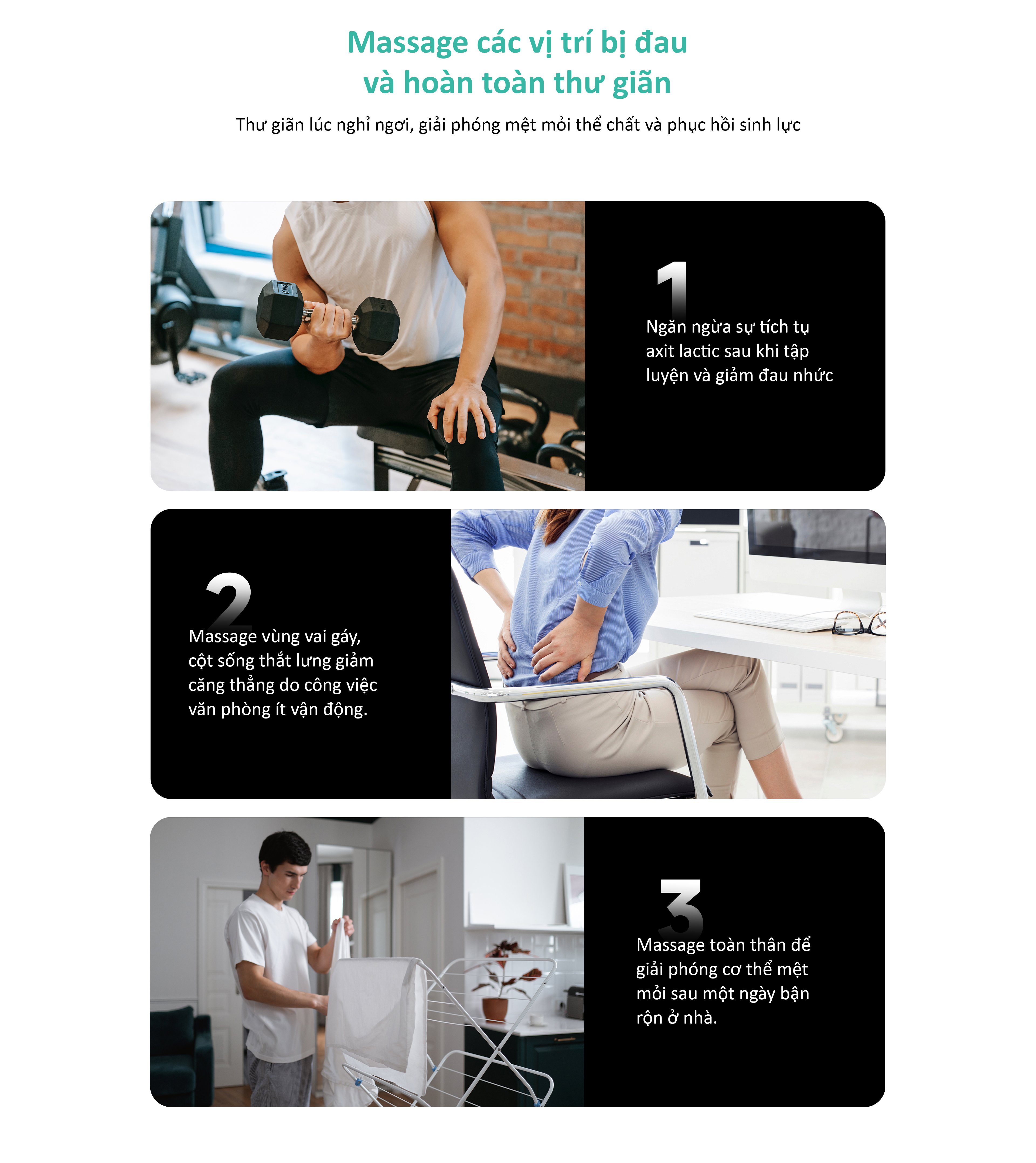 Máy massage cầm tay Kica EVO