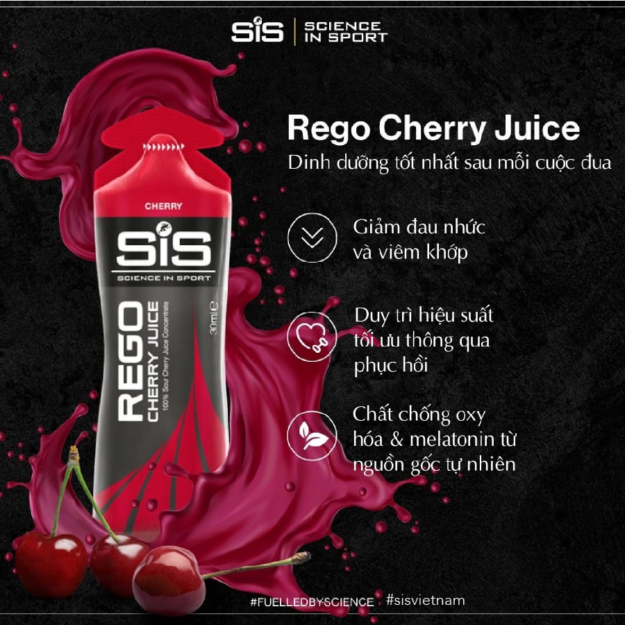 SiS Rego | Gói Năng Lượng Phục Hồi SiS Rego Cherry Juice