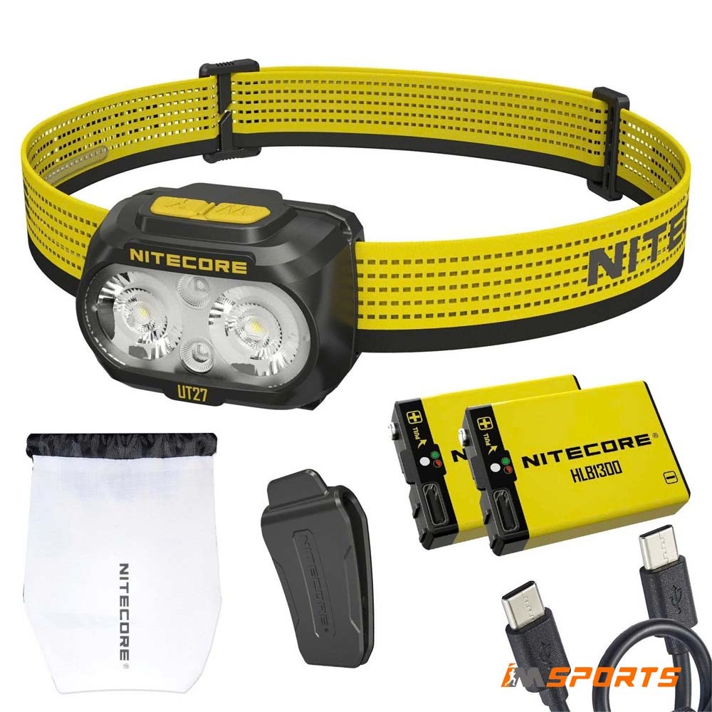 UT27 MCT Pro | Đèn Đội Đầu Chạy Địa Hình Nitecore UT27 MCT Pro (2 x