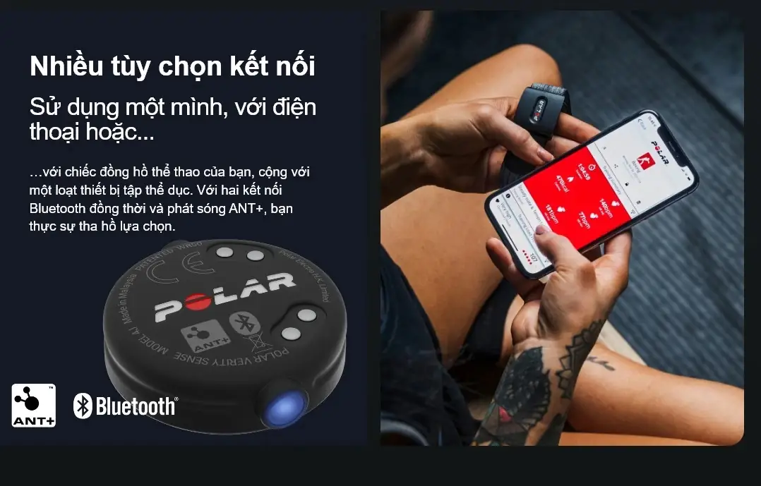 cam bien nhip tom quang hoc polar verity sense 18 Dây đo nhịp tim Polar Verity Sense OHR - YCB.vn