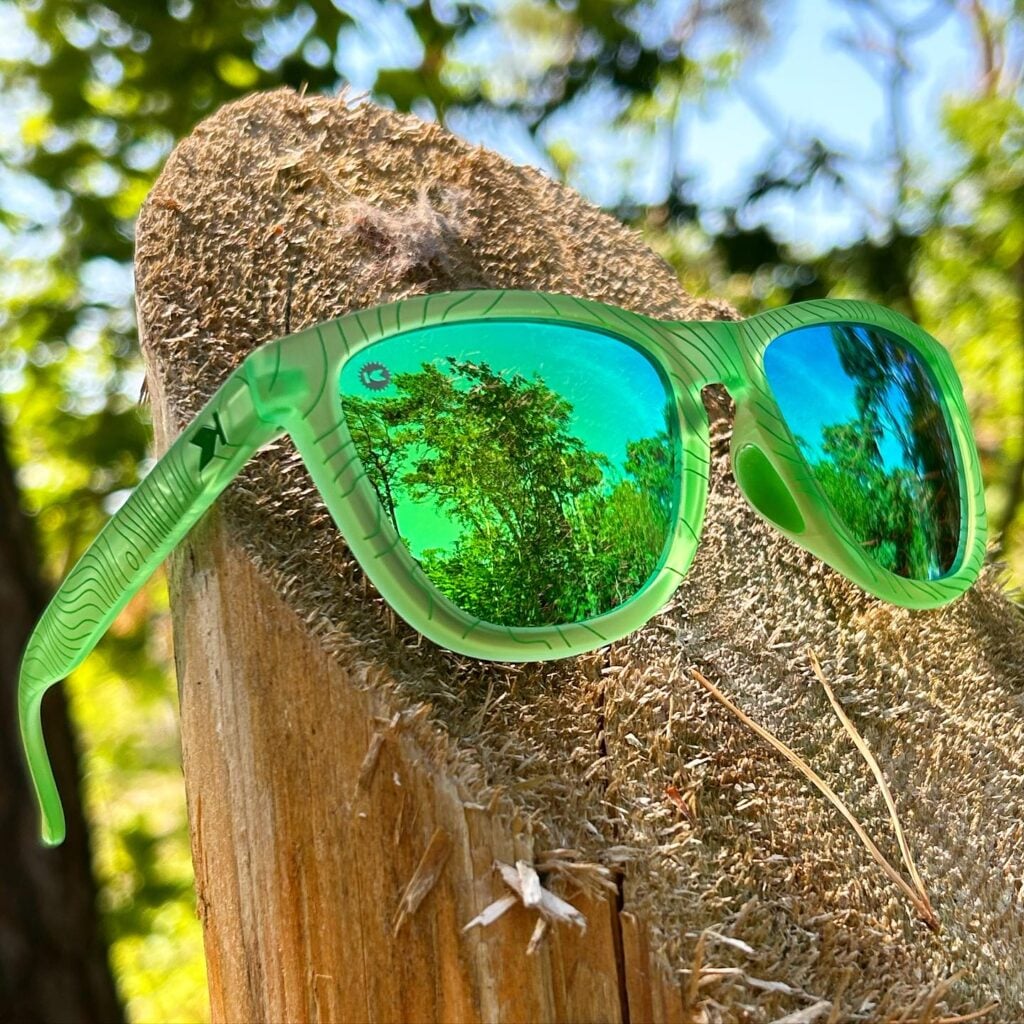 Sportowe zielone okulary Premiums Sport Jungle Summit - Sunlovers