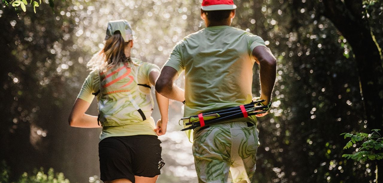 COMPRESSPORT ULTRUN PACK EVO 10 PACK SUGAR ET GREEN CAMO sac de trail running