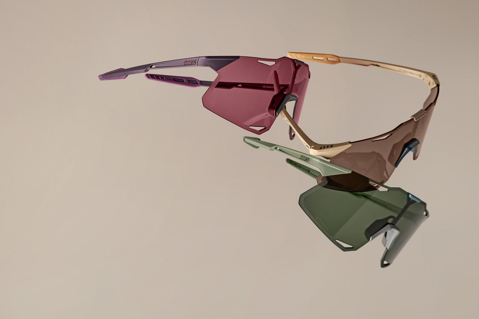 MAAP x 100% Hypercraft Drops New Shades of Ultra Lightweight Riding Glasses - Bikerumor