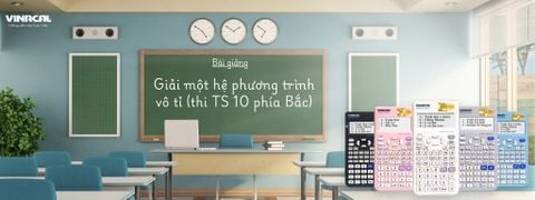 Giải một hệ phương trình  vô tỉ (thi TS 10 phía Bắc)