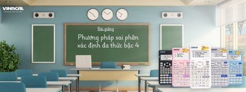 Phương pháp sai phân xác định đa thức bậc 4