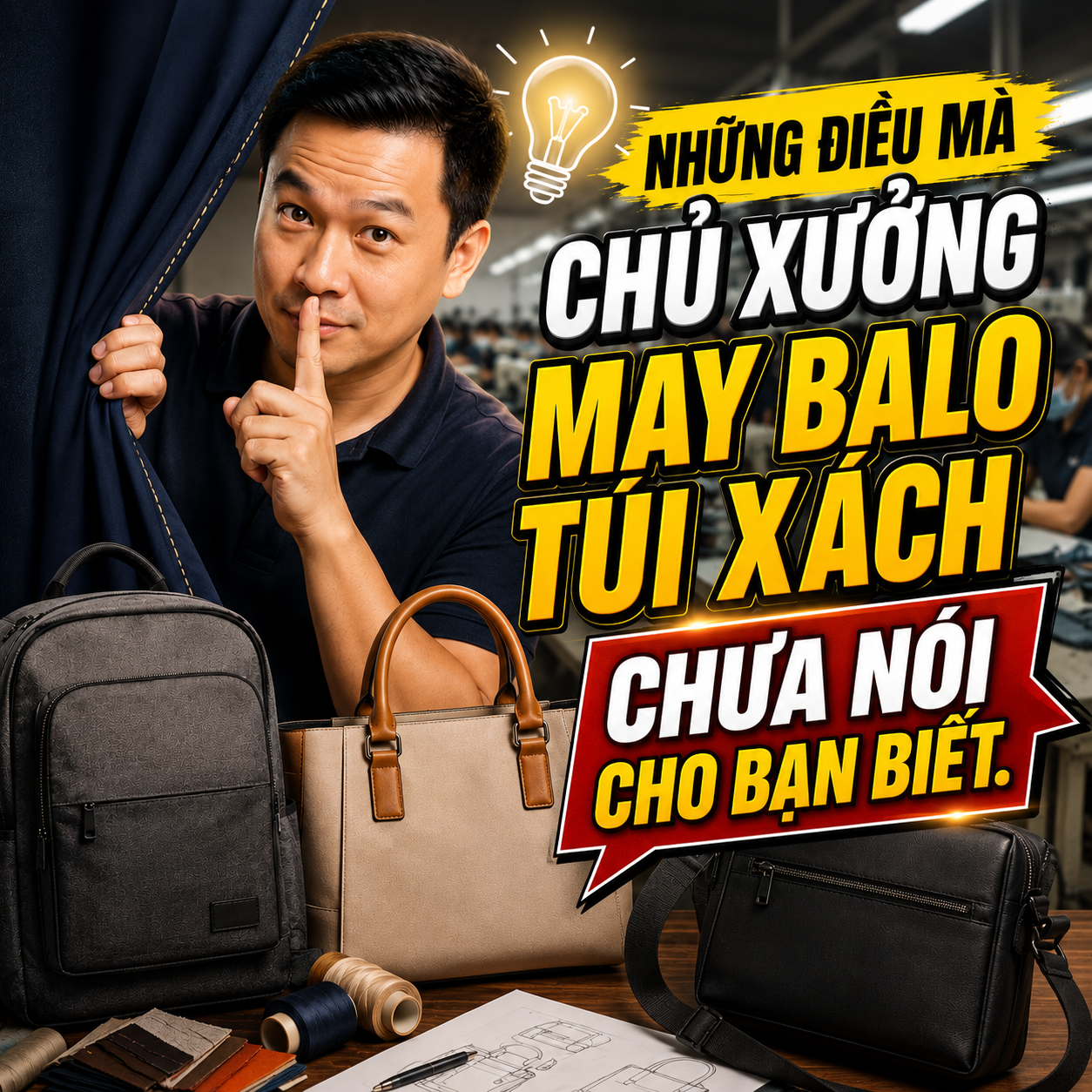 Những Điều Mà Chủ Xưởng May Balo Túi Xách Chưa Nói Cho Bạn Biết