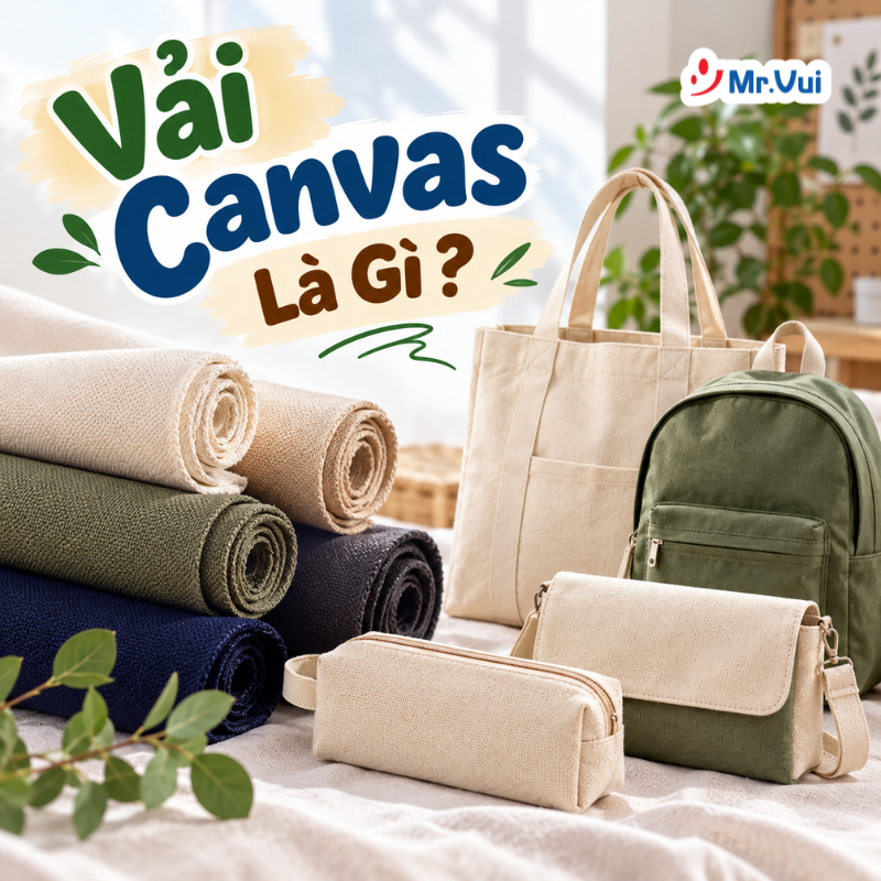 Vải Canvas Là Gì? Phân Loại Chất Liệu Và Ứng Dụng Thực Tế