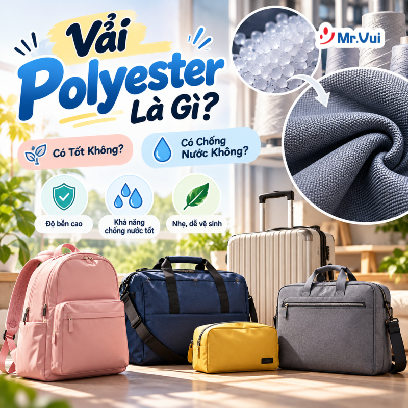 Vải Polyester Là Gì? Có Tốt Không, Có Chống Nước Không?