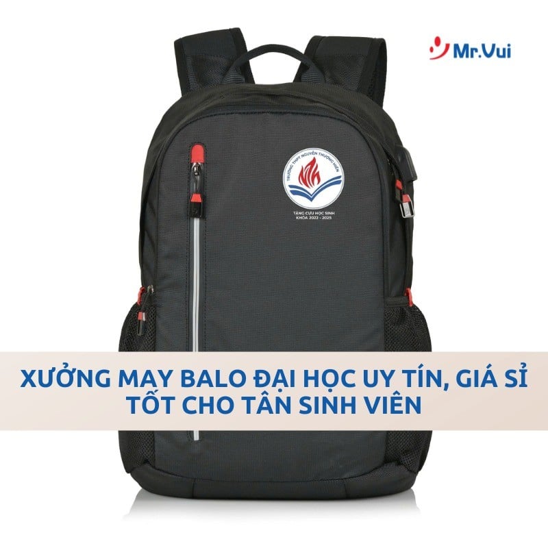 Xưởng May Balo Đại Học Uy Tín, Giá Sỉ Tốt Cho Tân Sinh Viên | Mr. Vui