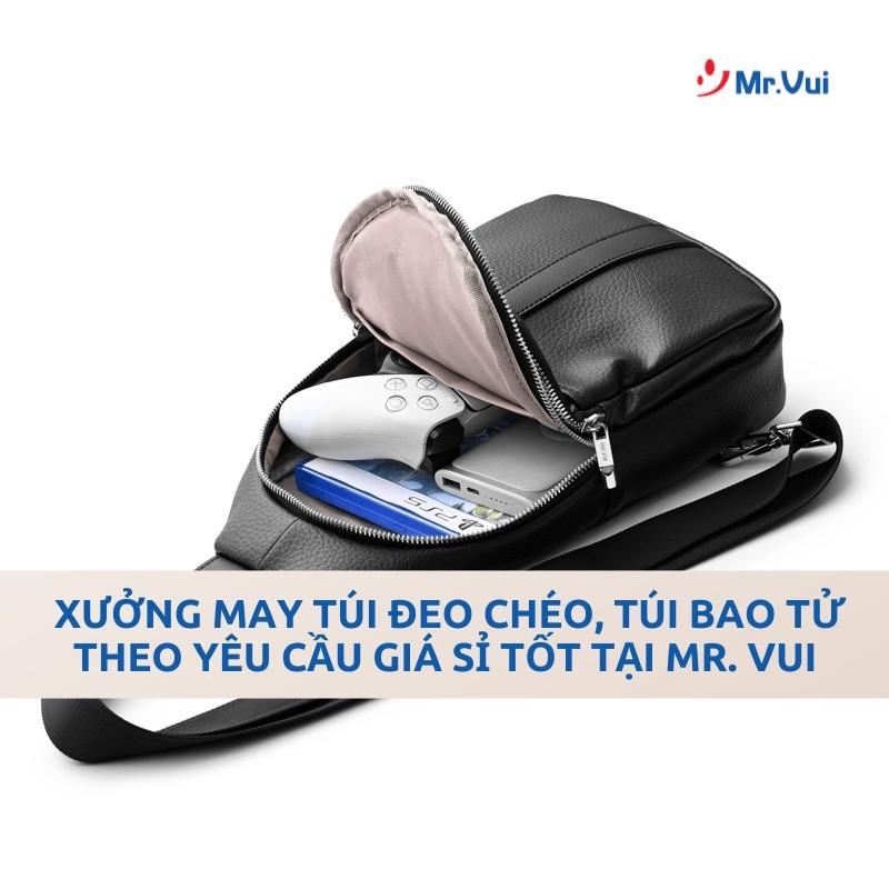 Xưởng May Túi Đeo Chéo, Túi Bao Tử Theo Yêu Cầu Giá Sỉ Tốt Tại Mr. Vui