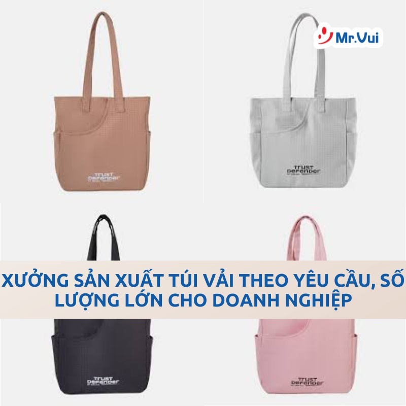 Xưởng Sản Xuất Túi Vải Theo Yêu Cầu, Số Lượng Lớn Cho Doanh Nghiệp