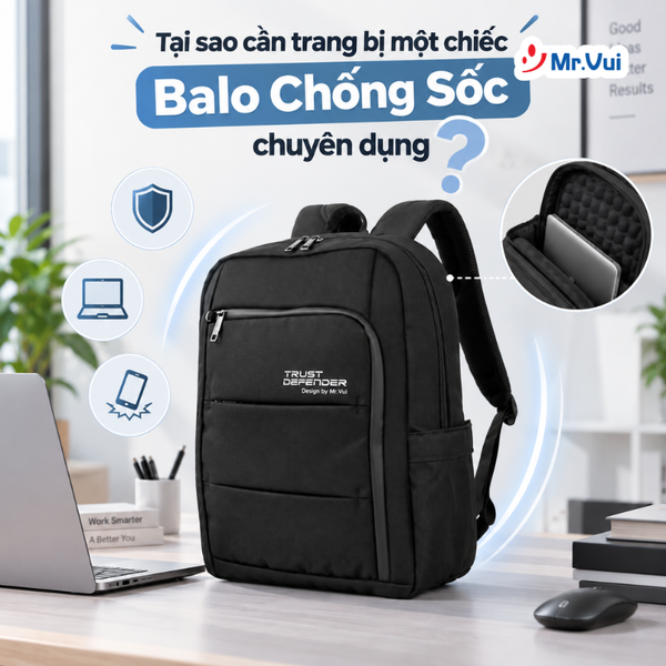 balo chống sốc cho laptop