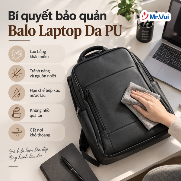 balo da đựng laptop