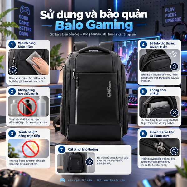 balo laptop gaming