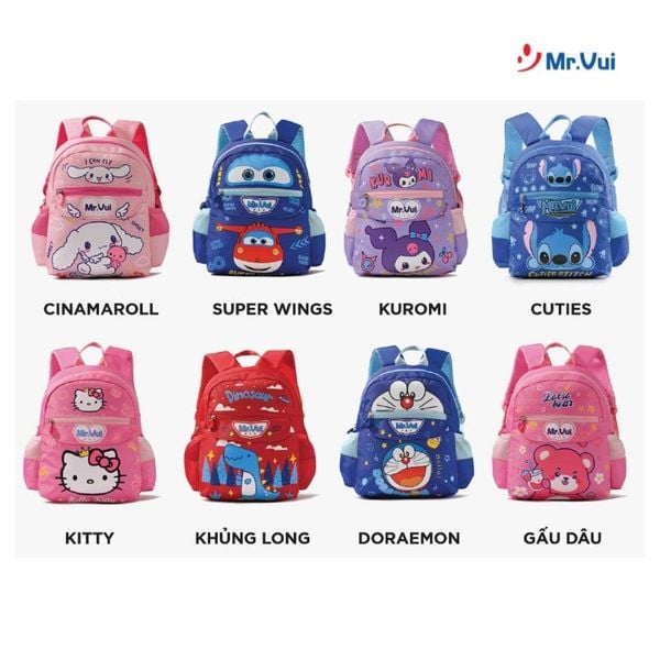 Balo mẫu giáo Mr. Vui BLH 989