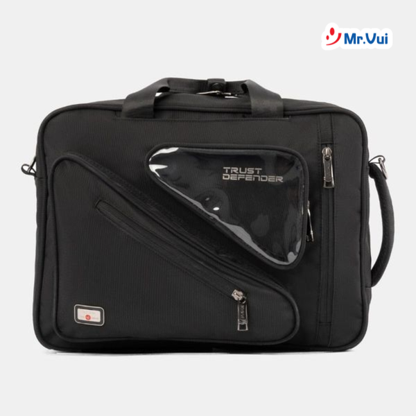 cặp sách học sinh cấp 2 nam màu đen