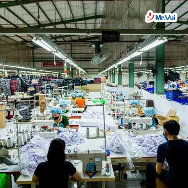 xưởng may balo dây rút