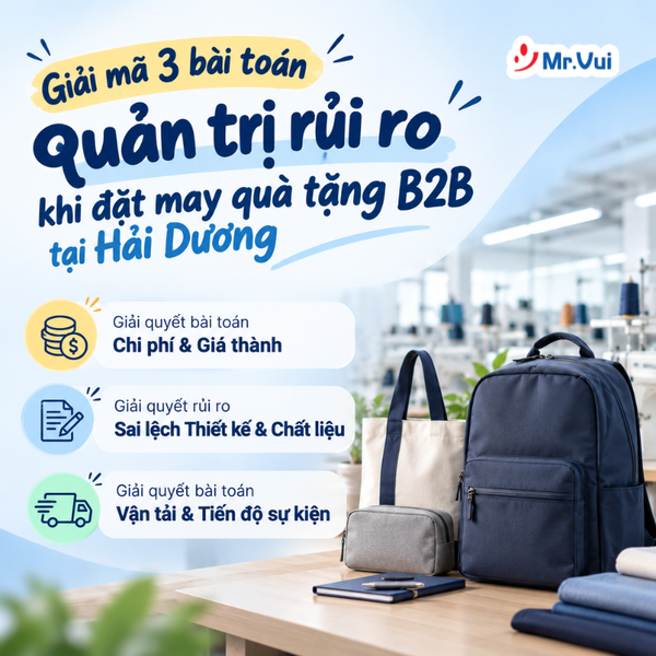 xưởng may balo túi xách Hải Dương