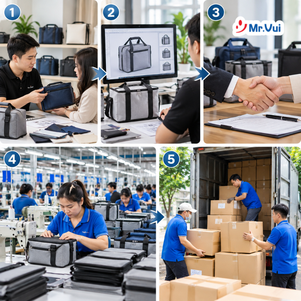 xưởng may túi giữ nhiệt
