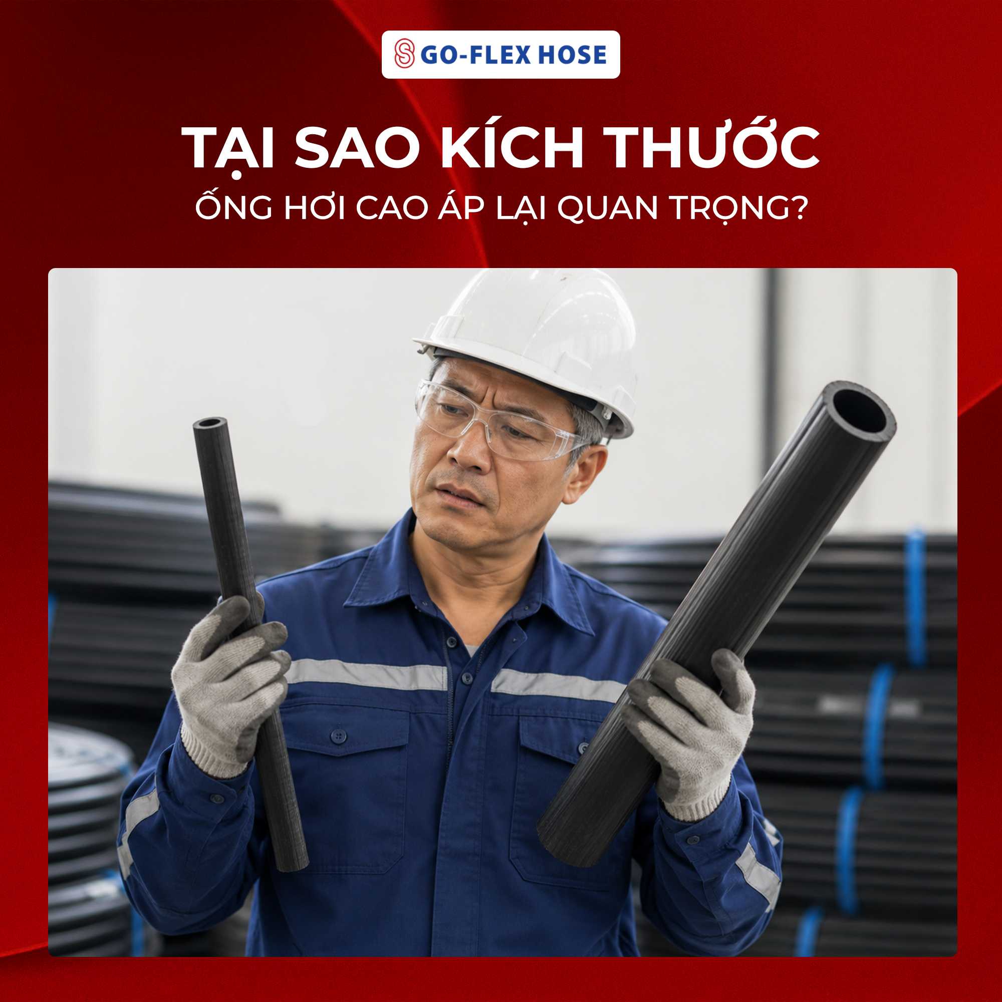 Ống Hơi Cao Áp GOFLEX: Hướng Dẫn Chọn Kích Thước Phù Hợp