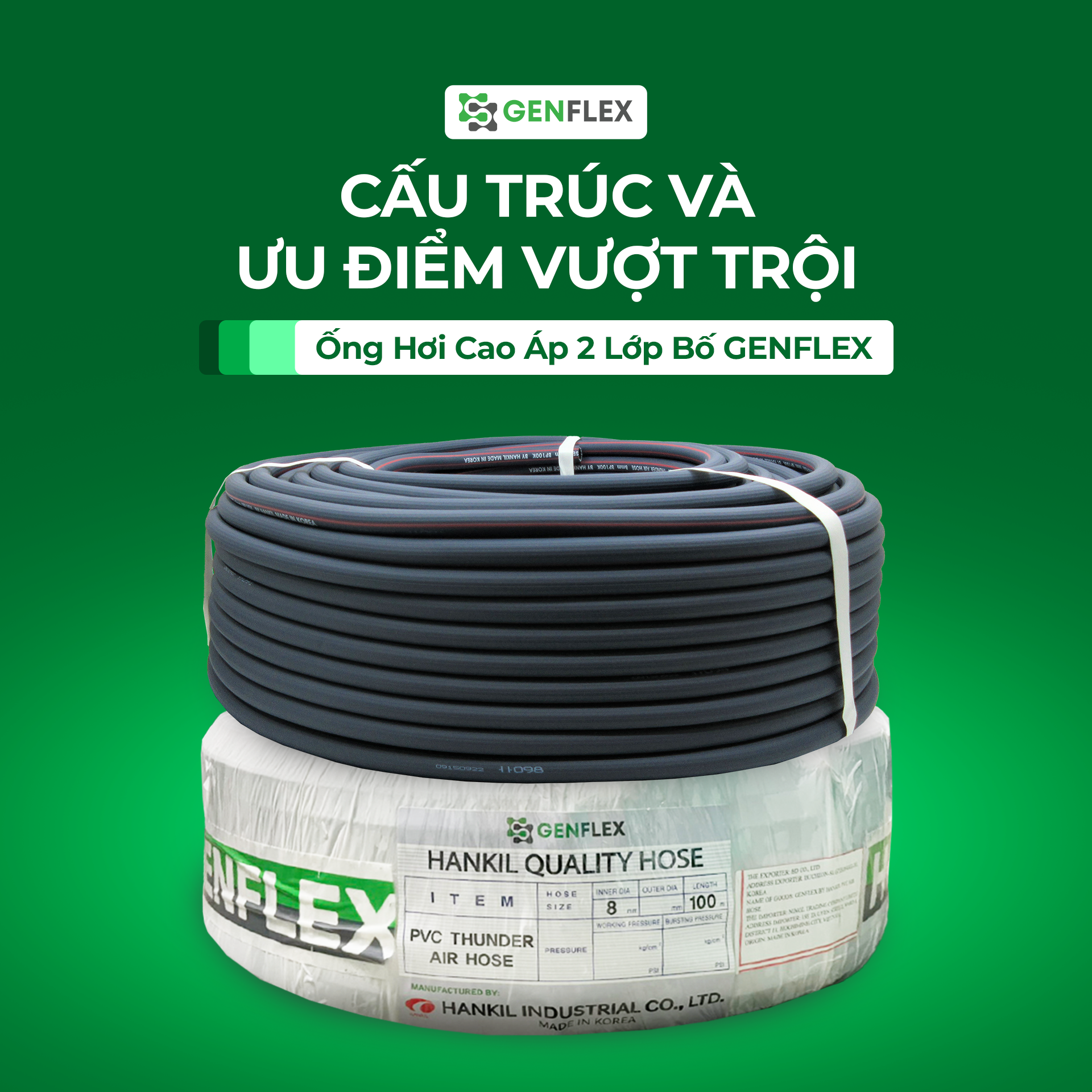 Cấu Trúc Và Ưu Điểm Vượt Trội Của Ống Hơi 2 Bố