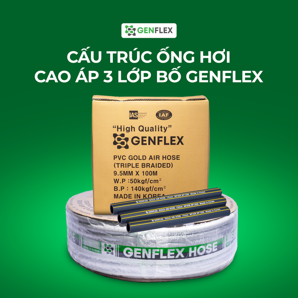 Cấu Trúc Ống Hơi Cao Áp 3 Lớp Bố