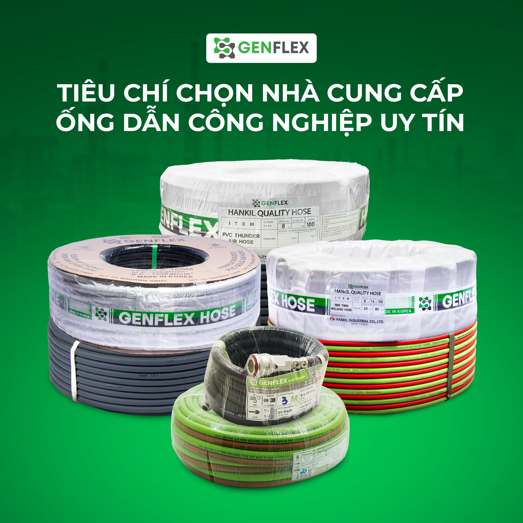 Các Loại Ống Dẫn Công Nghiệp Không Thể Thiếu Trong Xưởng Cơ Khí