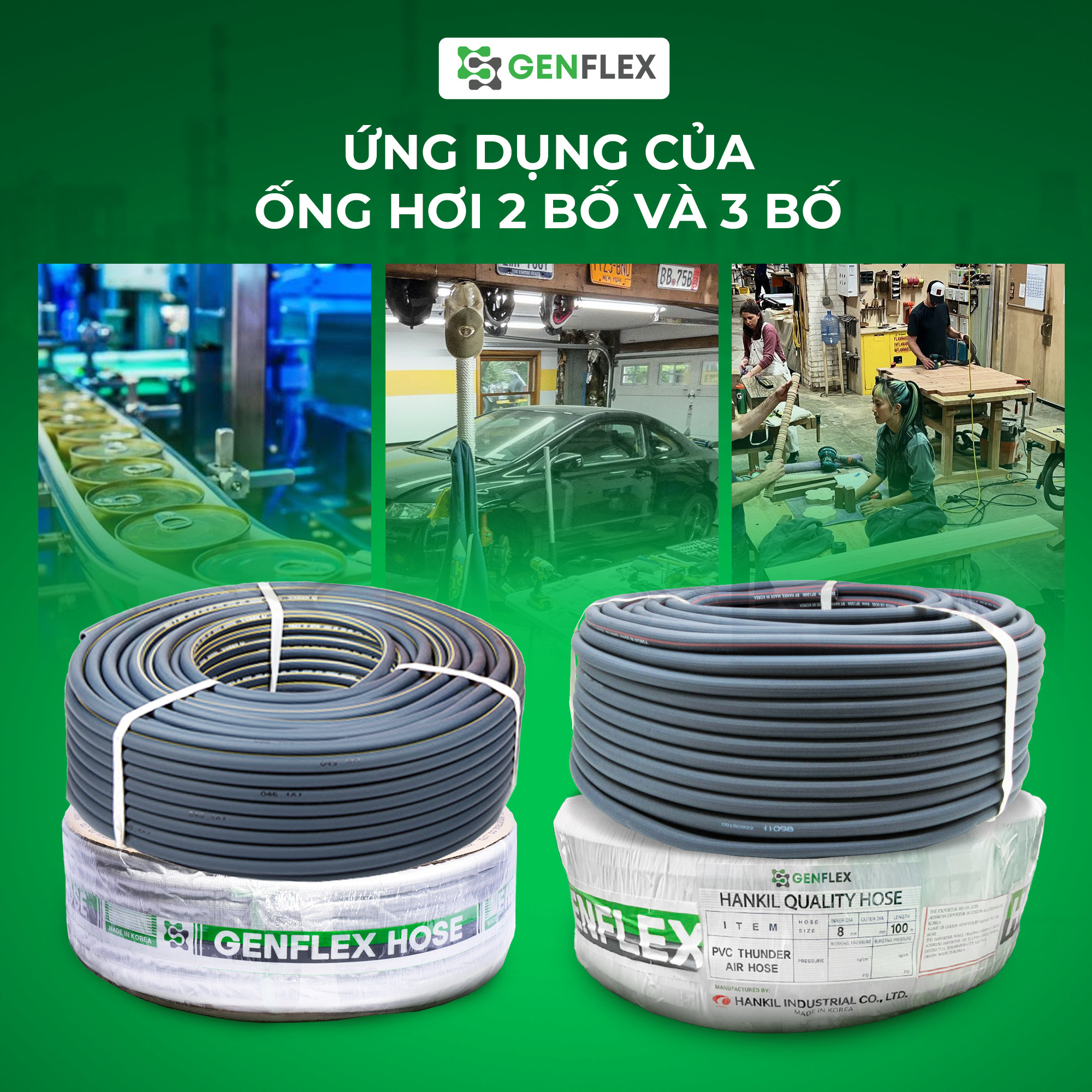 Ứng Dụng Của Ống Hơi 2 Bố Và 3 Bố