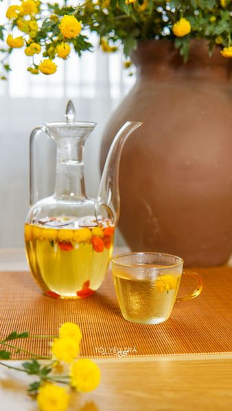 Trà hoa cúc không có cafeine