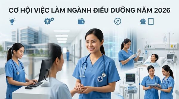 Cơ hội việc làm ngành Điều dưỡng năm 2026