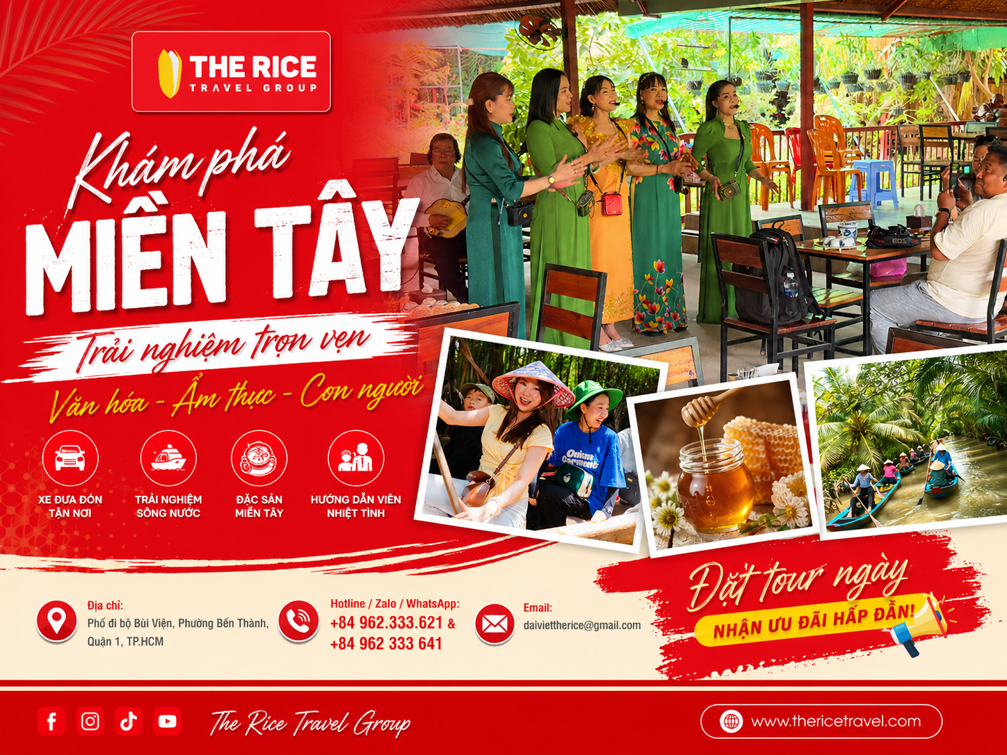 Bí Quyết Tận Hưởng Miền Tây - Mỹ Tho – Bến Tre 1 Ngày Trọn Vẹn Cùng The Rice Travel Group