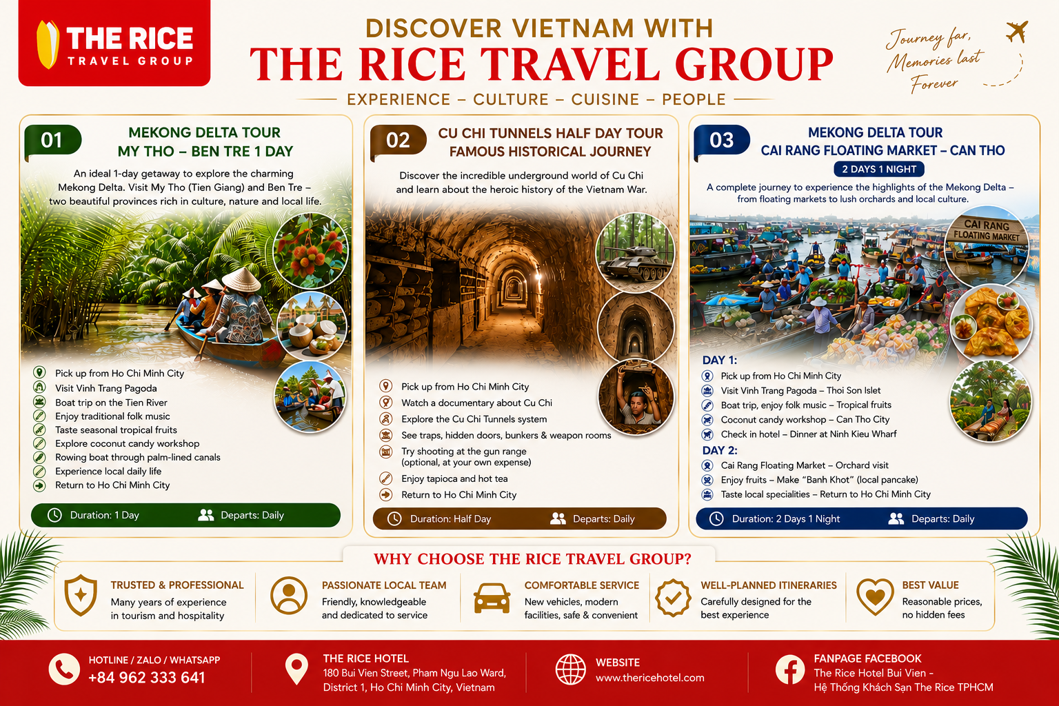 The Rice Hotel & Travel Group – Ho Chi Minh City's Premier Destination for Accommodation and Travel